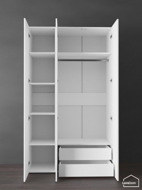 Шкаф Linnea MHR-3PO-2 2050х1200х510 (Белый-М 11.1.1) в Нытве - nytva.mebel24.online | фото 5