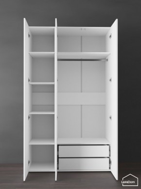 Шкаф Linnea MHR-3PO-2 2050х1200х510 (Белый-М 11.1.2) в Нытве - nytva.mebel24.online | фото 6