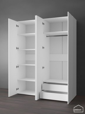 Шкаф Linnea MHR-4PO-2 2050х1600х510 (Белый-М 11.1.2) в Нытве - nytva.mebel24.online | фото 6