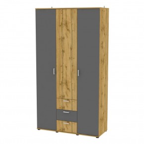 Шкаф Ольга H57 (ДВ-Графит) в Нытве - nytva.mebel24.online | фото