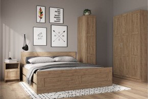 Шкаф ПЕГАС однодверный с рамочным фасадом, цвет Дуб Сонома в Нытве - nytva.mebel24.online | фото 4