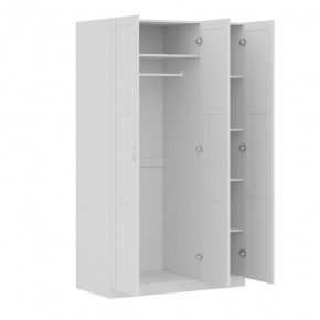 Шкаф ПЕГАС трехдверный с рамочным фасадом, цвет белый в Нытве - nytva.mebel24.online | фото 2