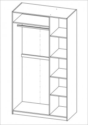 Шкаф ПЕГАС трехдверный с рамочным фасадом, цвет белый в Нытве - nytva.mebel24.online | фото 3
