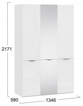 Шкаф платяной Глосс СМ-319.07.432 в Нытве - nytva.mebel24.online | фото 4