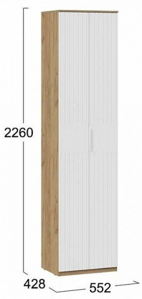 Шкаф платяной Хилтон Исп. 2 в Нытве - nytva.mebel24.online | фото 7