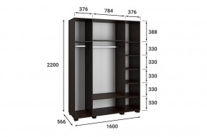 Шкаф платяной Монблан МБ-25К в Нытве - nytva.mebel24.online | фото 5