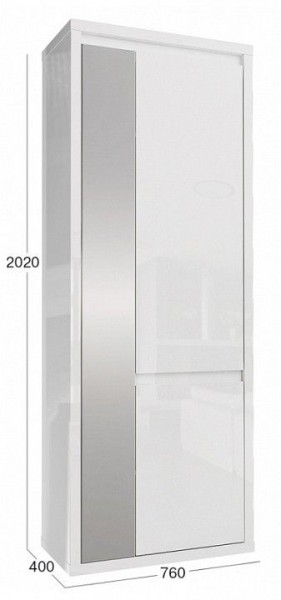 Шкаф платяной Норден СТЛ.413.01 в Нытве - nytva.mebel24.online | фото 3