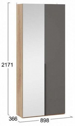 Шкаф платяной Порто СМ-393.07.225 в Нытве - nytva.mebel24.online | фото 3