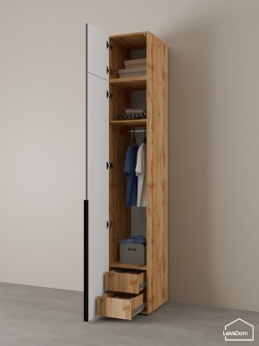 Шкаф с антресолью Linnea MHR-1A-3 2450х400х510 (ДВ-М 11.1.25) в Нытве - nytva.mebel24.online | фото 5