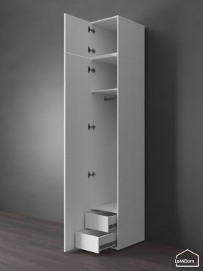 Шкаф с антресолью Linnea MHR-1POA-3 2450х400х510 (Белый-М 11.1.2) в Нытве - nytva.mebel24.online | фото 6