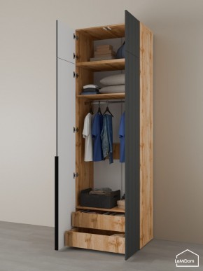 Шкаф с антресолью Linnea MHR-2A-3 2450х800х510 (ДВ-М 11.1.25) в Нытве - nytva.mebel24.online | фото 5