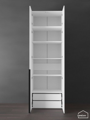 Шкаф с антресолью Linnea MHR-2A-4 2450х800х510 (Белый-М 11.1.2) в Нытве - nytva.mebel24.online | фото 6