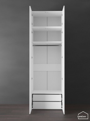 Шкаф с антресолью Linnea MHR-2POA-3 2450х800х510 (Белый-М 11.1.1) в Нытве - nytva.mebel24.online | фото 5