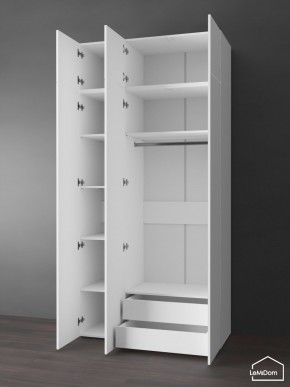 Шкаф с антресолью Linnea MHR-3POA-2 2450х1200х510 (Белый-М 11.1.2) в Нытве - nytva.mebel24.online | фото 5