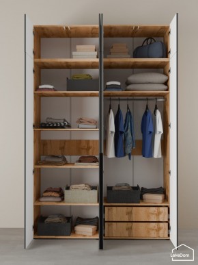 Шкаф с антресолью Linnea MHR-4A-2 2450х1600х510 (ДВ-М 11.1.25) в Нытве - nytva.mebel24.online | фото 5