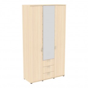 Шкаф с зеркалом Ольга H57_M (ДМ) в Нытве - nytva.mebel24.online | фото