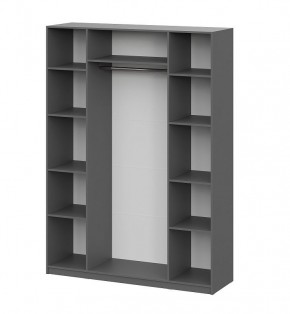 Шкаф ШК-5 (1600) Графит серый в Нытве - nytva.mebel24.online | фото 3