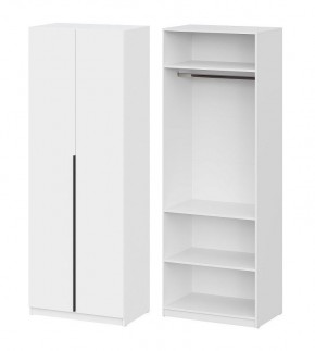 Шкаф ШК-5 + 2 полки (800) Белый текстурный в Нытве - nytva.mebel24.online | фото