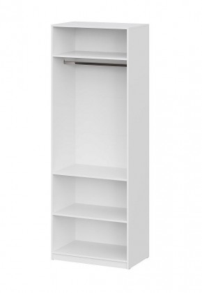 Шкаф ШК-5 + 2 полки (800) Белый текстурный в Нытве - nytva.mebel24.online | фото 3