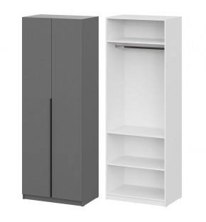Шкаф ШК-5 + 2 полки (800) Графит серый в Нытве - nytva.mebel24.online | фото