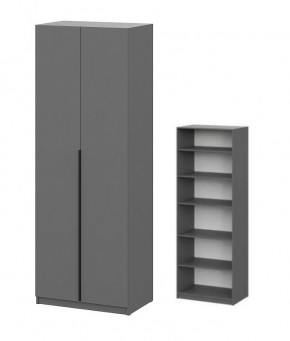 Шкаф ШК-5 + 4 полки (800) Графит в Нытве - nytva.mebel24.online | фото 1