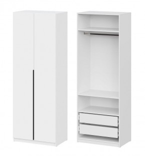 Шкаф ШК-5 + 2 полки + ящики (800) Белый текстурный в Нытве - nytva.mebel24.online | фото