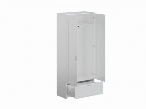 Шкаф СИРИУС двухстворчатый с выдвижным ящиком, белый в Нытве - nytva.mebel24.online | фото 2