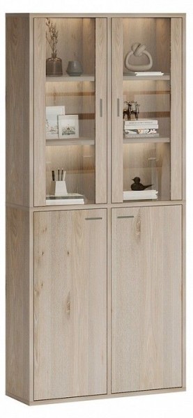 Шкаф-витрина Домино СУ(ш2в2)+2ФС+2ФГ в Нытве - nytva.mebel24.online | фото 2