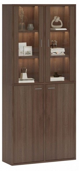 Шкаф-витрина Домино СУ(ш2в2)+2ФС+2ФГ в Нытве - nytva.mebel24.online | фото 2
