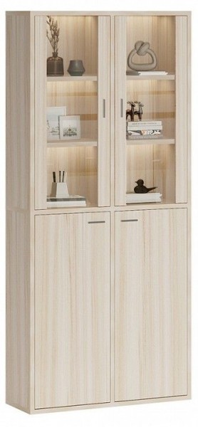Шкаф-витрина Домино СУ(ш2в2)+2ФС+2ФГ в Нытве - nytva.mebel24.online | фото 2