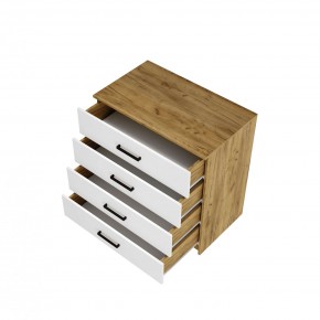 Спальный гарнитур Евро (модульный) Крафт/Белый в Нытве - nytva.mebel24.online | фото 11