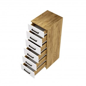 Спальный гарнитур Евро (модульный) Крафт/Белый в Нытве - nytva.mebel24.online | фото 13