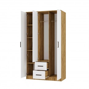 Спальный гарнитур Евро (модульный) Крафт/Белый в Нытве - nytva.mebel24.online | фото 28