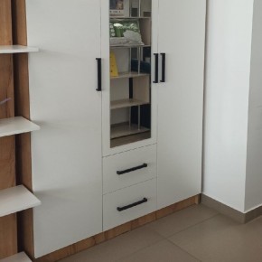 Спальный гарнитур Евро (модульный) Крафт/Белый в Нытве - nytva.mebel24.online | фото 30