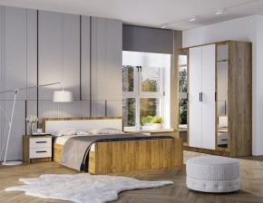 Спальный гарнитур Евро (модульный) Крафт/Белый в Нытве - nytva.mebel24.online | фото 8
