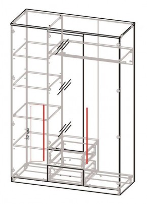 Спальный гарнитур Роксана (модульный) ЯШС в Нытве - nytva.mebel24.online | фото 5