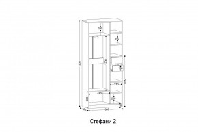 СТЕФАНИ-2 Шкаф в Нытве - nytva.mebel24.online | фото 2