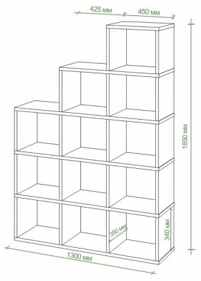 Стеллаж Бартоло СЛД 5 в Нытве - nytva.mebel24.online | фото 2