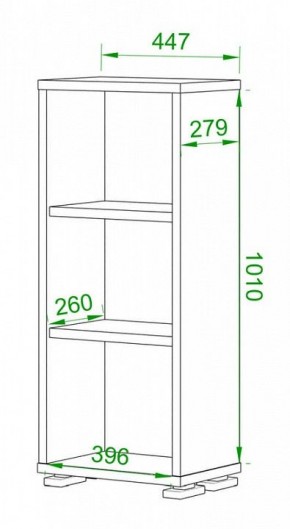 Стеллаж Домино нельсон ПУ-10-1 в Нытве - nytva.mebel24.online | фото 2