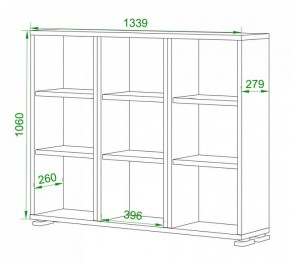 Стеллаж Домино нельсон ПУ-60-1 в Нытве - nytva.mebel24.online | фото 2