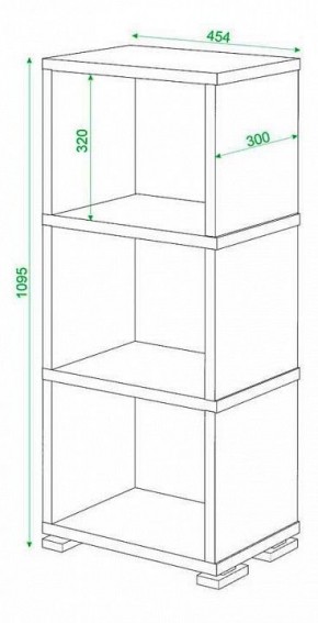 Стеллаж Домино СБ-15/3 в Нытве - nytva.mebel24.online | фото 2