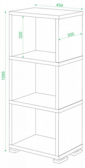 Стеллаж-колонка Домино Лайт СБ-15/3 в Нытве - nytva.mebel24.online | фото 2