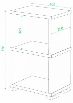 Стеллаж-колонка Домино СБ-15/2 в Нытве - nytva.mebel24.online | фото 2