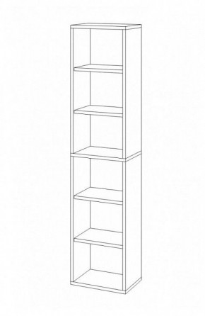 Стеллаж-колонка Домино СУ(ш1в2) в Нытве - nytva.mebel24.online | фото 3