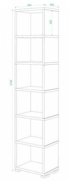 Стеллаж-колонка СБ-15/6 в Нытве - nytva.mebel24.online | фото 2