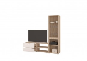 Стенка АНТАЛИЯ 1 (Сонома/Белый софт) в Нытве - nytva.mebel24.online | фото 2