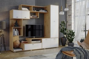 Стенка Диско (СТЛ.150.01) Дуб дикий/Белый в Нытве - nytva.mebel24.online | фото 3