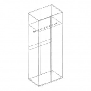СТИЛ Шкаф 2-ств для одежды в Нытве - nytva.mebel24.online | фото 2