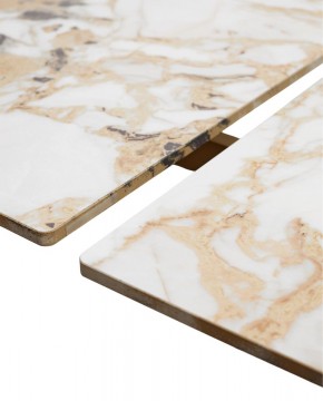 Стол ACERRA NEW 160 GLOSS GRAND JADE SOLID CERAMIC/ каркас цвета шампань, ®DISAUR в Нытве - nytva.mebel24.online | фото 8