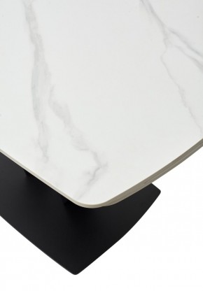 Стол ALATRI 120 MATT WHITE MARBLE SOLID CERAMIC / BLACK, ®DISAUR в Нытве - nytva.mebel24.online | фото 11